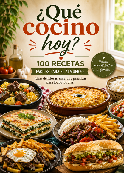 ¿QUÉ COCINO HOY? 100 RECETAS FÁCILES PARA EL ALMUERZO